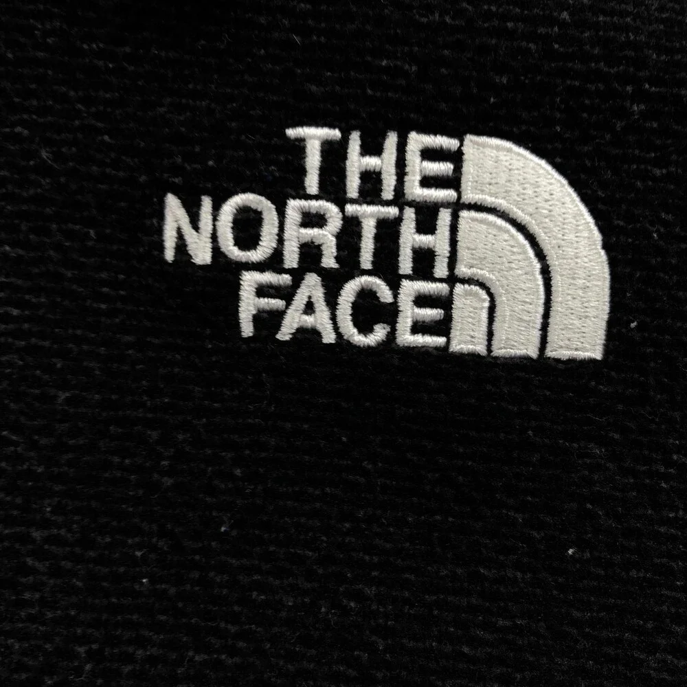 The North Face Hoodie Mens Medium Gray 1/4 Zip Fleece Sweatshirt Logo Graphic